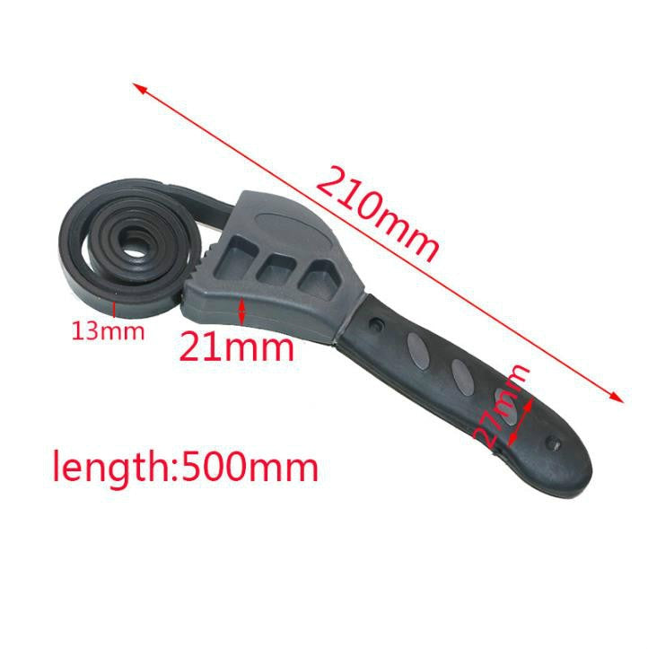50cm Small Multifunctional Belt Plastic Adjustable Universal Wrench, 50cm Wrench