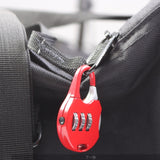 2 PCS Mini Password Small Padlock Luggage Lock Digital Password Lock, Silver, Black, Blue, Red, Green, Pink