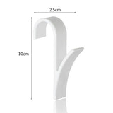 4 in 1 Towel Rail Hanging Bathroom Plastic Hook Rack, Plastic Hook Rack