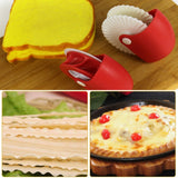 Baking Tools Pasta Cutting Wheel Hemming Wheel Manual Noodle Cutter Roller Knife Creative Kitchen Gadgets