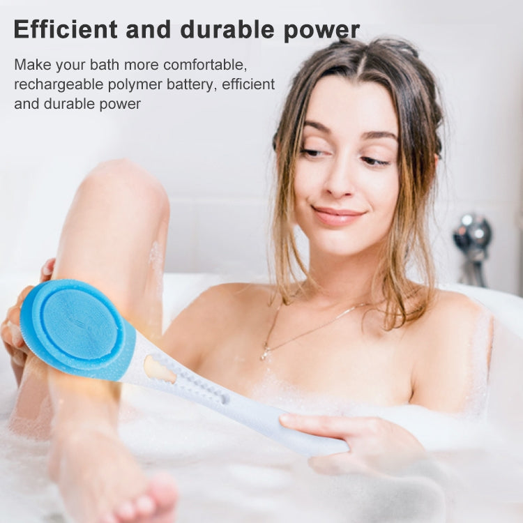 Electric Adjuatable Bath SPA Massage Rub Bath Full Automatic Bath Rub Back Rrush Long Handle Bath Brush, 45.8cmx8.5cmx4cm