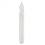 12 PCS/ Box LED Electronic Candle Light Flameless Candle Light Long Rod Christmas Candle, Flashing Warm White Light