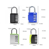 Four Digits Combination Lock Lluggage Gym Anti-theft Padlock, 8023, 8024, 8072, 8075