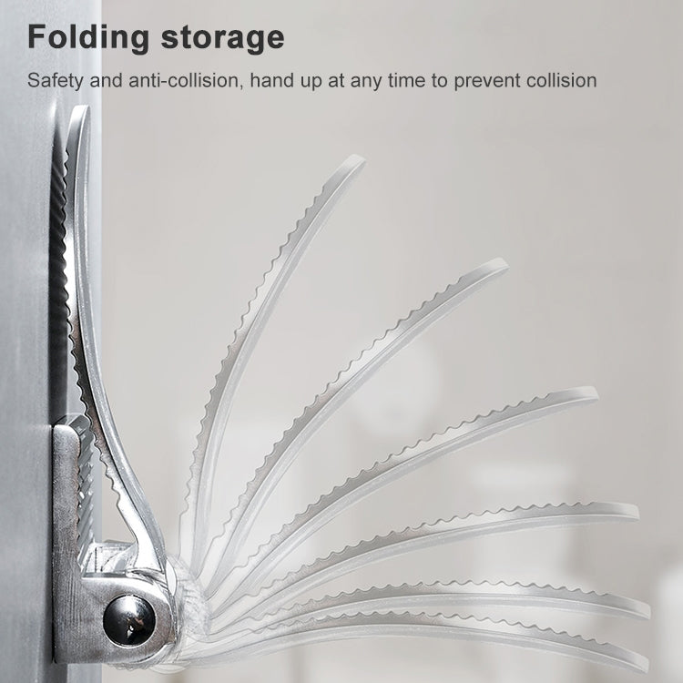 Wall Mounted Aluminium Alloy Bathroom Shower Foot Rest Footstool