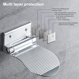 Wall Mounted Aluminium Alloy Bathroom Shower Foot Rest Footstool