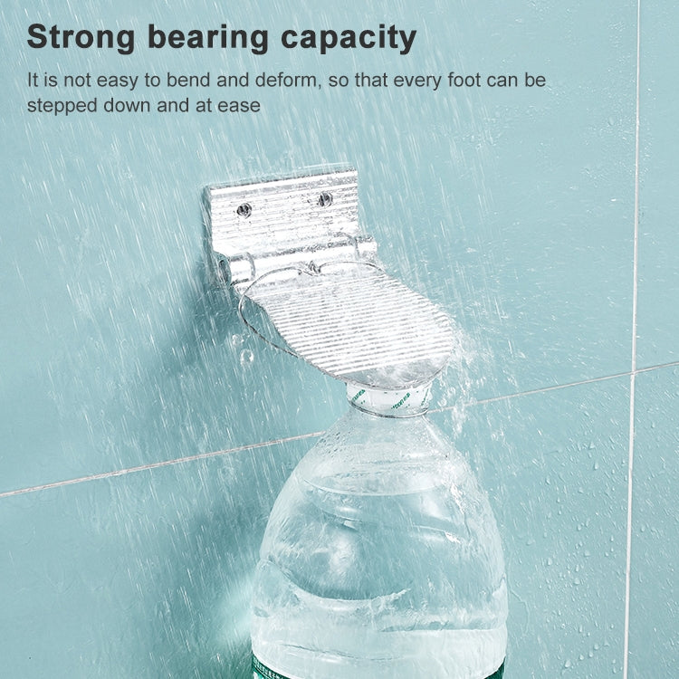 Wall Mounted Aluminium Alloy Bathroom Shower Foot Rest Footstool