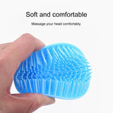 12 PCS Shampoo Brush Adult Scalp Massage Brush Soft Glue Bathroom Shampoo Comb，Random Color Delivery, Scalp Massage Brush