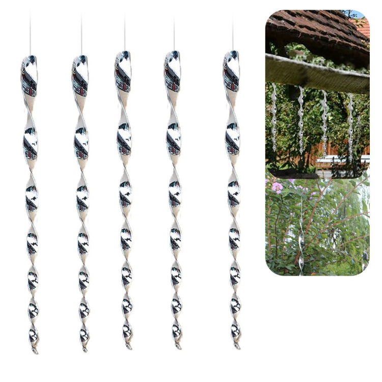 12 PCS Bird Revolving Rod Reflective Bird Repeller, 12 PCS 12 PCS