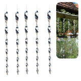 12 PCS Bird Revolving Rod Reflective Bird Repeller, 12 PCS 12 PCS