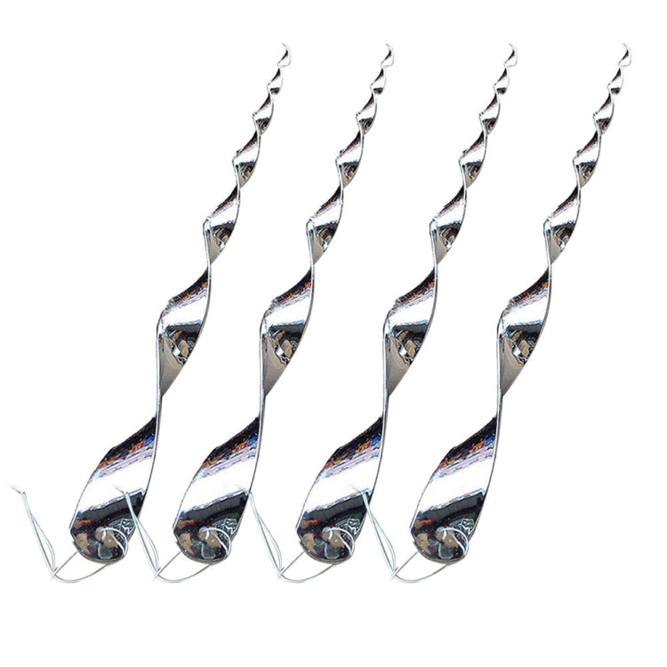 12 PCS Bird Revolving Rod Reflective Bird Repeller, 12 PCS