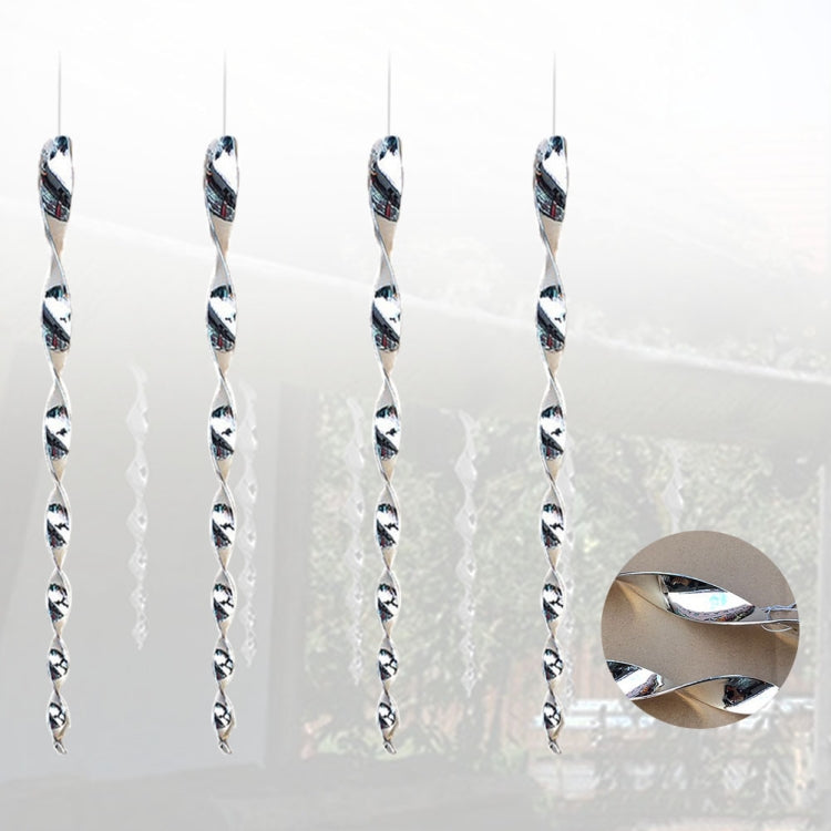 12 PCS Bird Revolving Rod Reflective Bird Repeller, 12 PCS