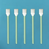 100 Sticks Inkjet Sponge Flat Head Cleaning Wipe Industrial Rod, 13cm