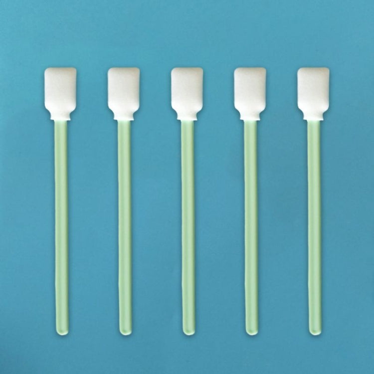 100 Sticks Inkjet Sponge Flat Head Cleaning Wipe Industrial Rod, 13cm