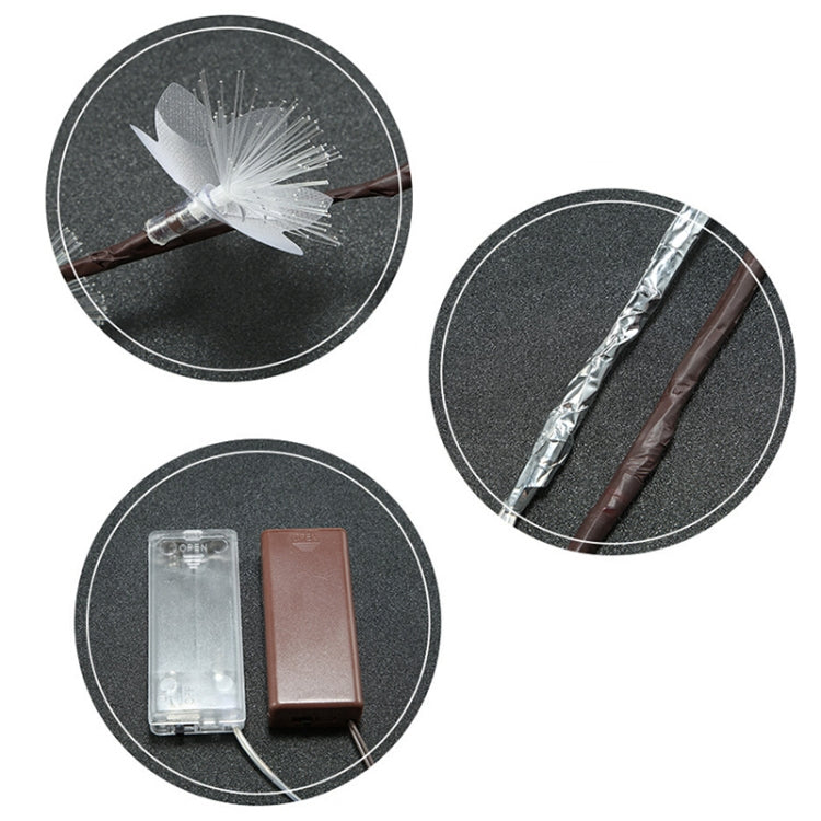 LED Fiber Optic Flower Twig Light String Room Bedroom Romantic Decoration Lantern