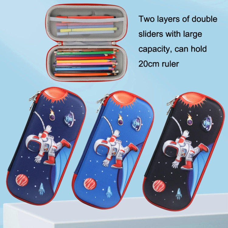 S-888 Elementary School Cartoon EVA Pencil Case Anti-fall 3D Stationery Box Color Random Delivery, Spacewalk, Astronaut, Rabbit, Dancing Kitten