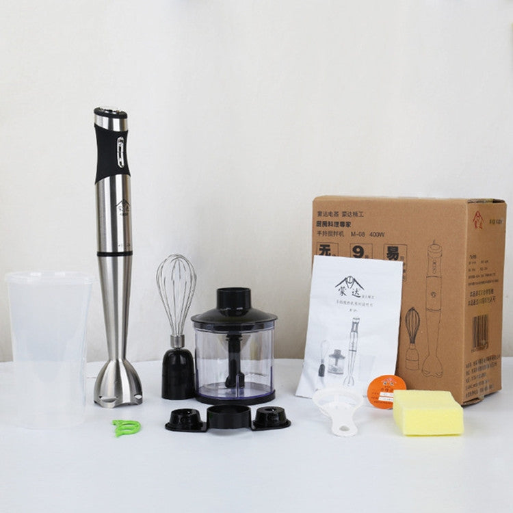 Multifunctional Food Processor Handheld Blender Detachable Magic Stick 5-speed Variable Speed Stainless Steel Cooking Stick, CN Plug, Handheld Blender