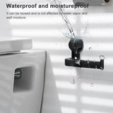 Toilet Paper Holder Suction Cup Wall Mount Removable Rack