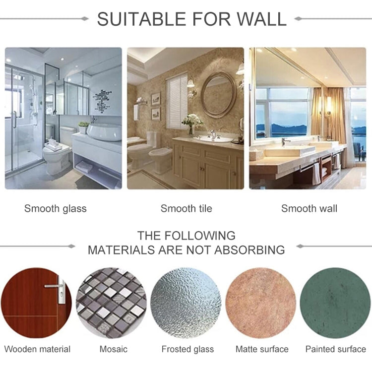 Toilet Paper Holder Suction Cup Wall Mount Removable Rack