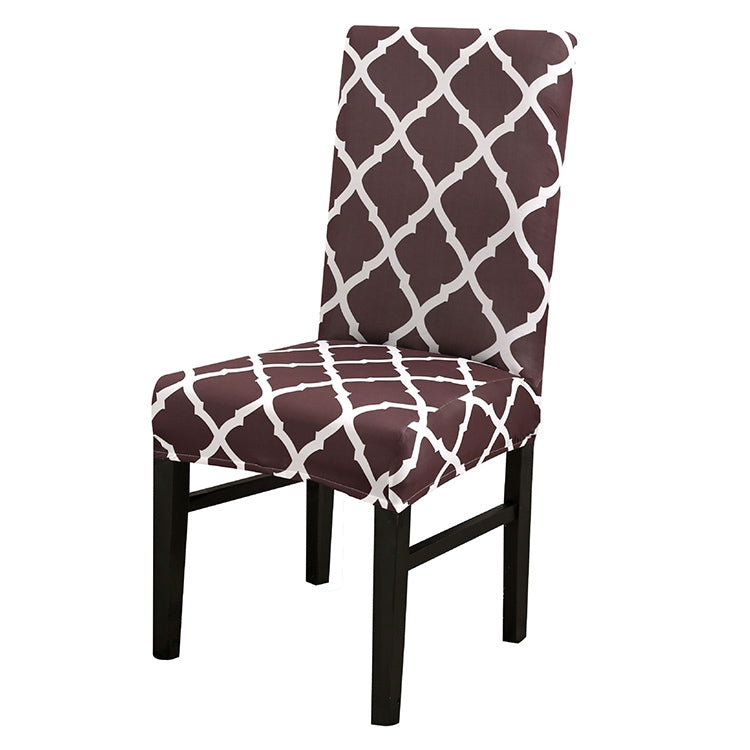 Universal Simple Stretch Chair Cover Coffee