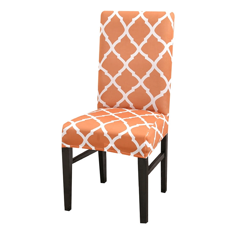 Universal Simple Stretch Chair Cover Orange