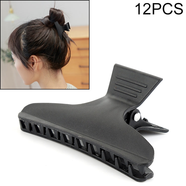 12 PCS Small Butterfly Clip Barber Plate Hair Salon Hair Salon Special Positioning Clip Default Title
