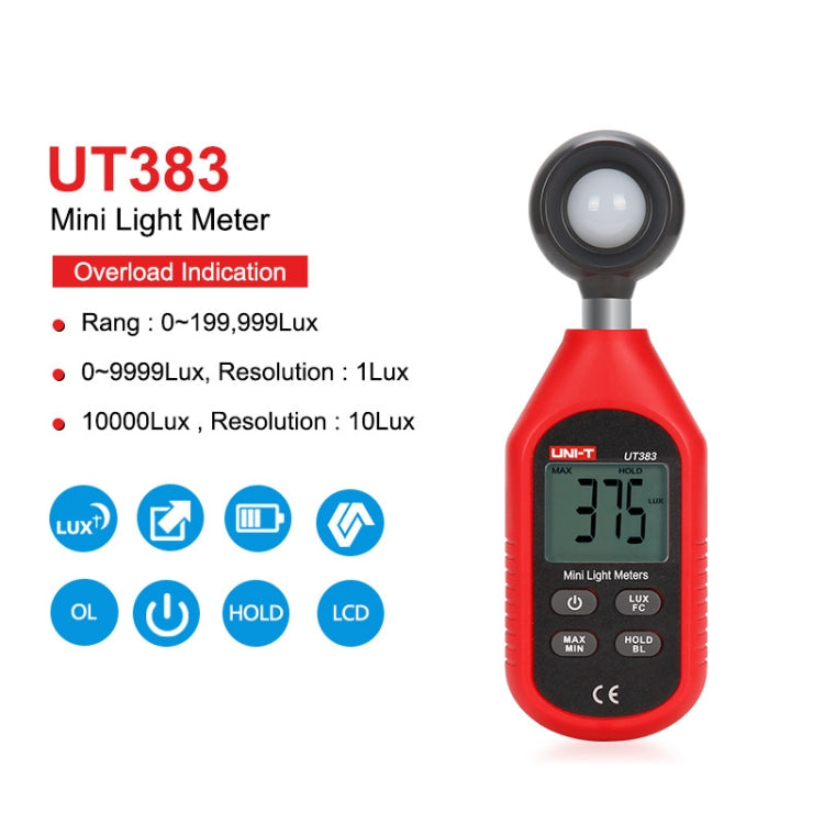 200,000 LUX Digital Luxmeter Luminance Light Meter With LCD Backlit Display - Zen Craft