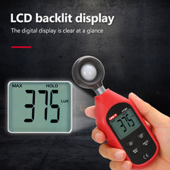 200,000 LUX Digital Luxmeter Luminance Light Meter With LCD Backlit Display - Zen Craft