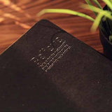 Ultra-Thick Retro Simple Lmitation Leather Thick Horizontal Blank Notebook, Specifications:Large Gold Rim Horizontal Line, Small Gold Rim Blank, Small White Rim Blank