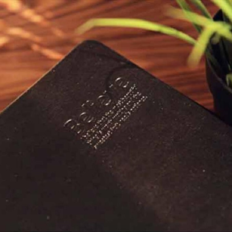 Ultra-Thick Retro Simple Lmitation Leather Thick Horizontal Blank Notebook, Specifications:Large Gold Rim Horizontal Line, Small Gold Rim Blank, Small White Rim Blank
