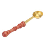 Retro Seal Fire Paint Seal Spoon Wooden Melting Wax Dedicated Measuring Spoon, Measuring Spoon