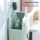 Cartoon Dog Suction Wall Toothbrush Toothpaste Shelf, Size:16x14x5cm