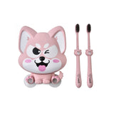 Cartoon Dog Suction Wall Toothbrush Toothpaste Shelf, Size:16x14x5cm