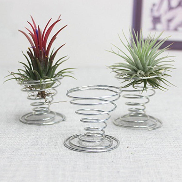 2 PCS Air Aluminum Wire Pineapple Rooting Holder Spring Base, Pineapple Rooting Holder