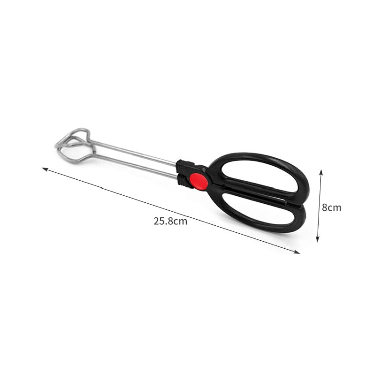 Stainless Steel Plastic Handle Barbecue Tongs Food Clip Barbecue Tools, 9 Inch, 12 Inch