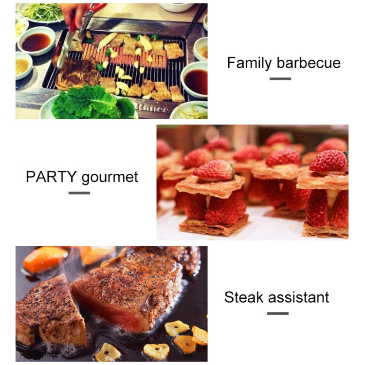 Stainless Steel Plastic Handle Barbecue Tongs Food Clip Barbecue Tools, 9 Inch, 12 Inch