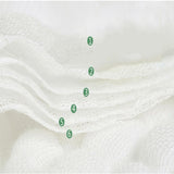2 PCS Cotton 6-layer Gauze Saliva Towel Medical Seersucker Small Square Scarf