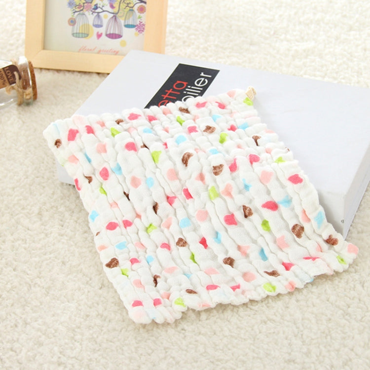 2 PCS Cotton 6-layer Gauze Saliva Towel Medical Seersucker Small Square Scarf Five-colored Bear Head