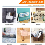 Square EVA Foam Double-sided Adhesive High-viscosity Sponge Sticker, 48 PCS 65x76x1.5mm