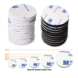Round EVA Foam Double-sided Adhesive Strong High-viscosity Sponge Sticker, 200 PCS 20x1.5mm