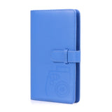 3-Inch Photo Album Holds 96 Photos PU Leather Large Capacity Storage Case with Multi-Pocket Pages