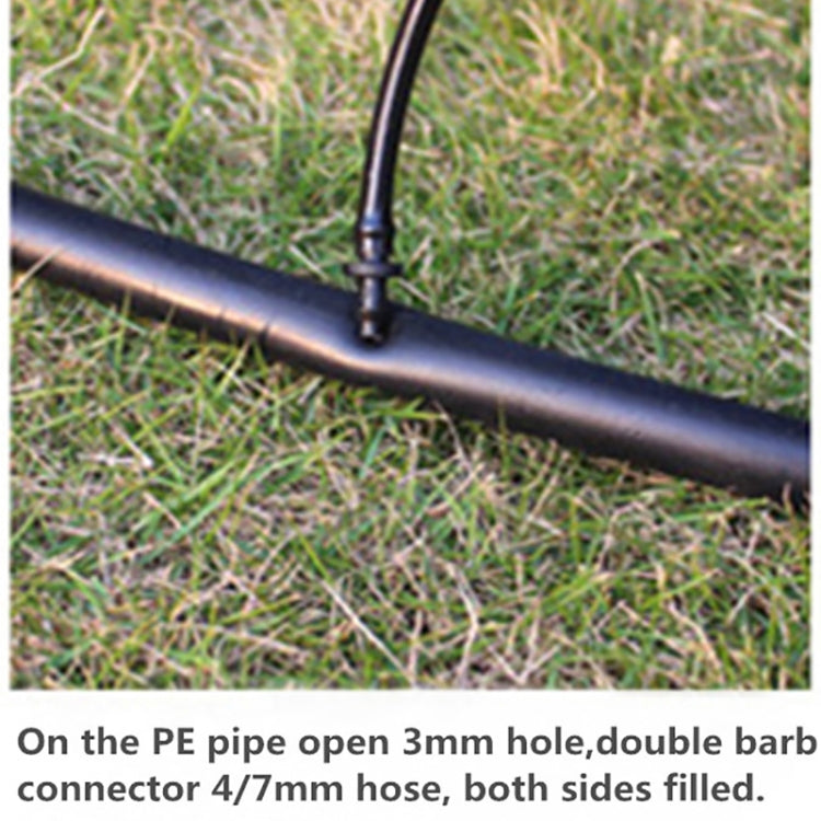 2 PCS Dripper PE Pipe Mountain-shaped Hole Punch Garden Irrigation Opening, Mountain-shaped