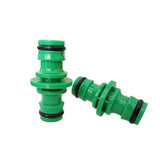 2 PCS 4 Point Two-way Pacifier Repair Extension Hose Quick Connector Plastic Garden Tool, 2pcs