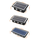 Solar Wall Lamp Outdoor Waterproof Up And Down Double-headed Spotlights, 4LED, 8LED, 6LED