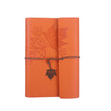 PU Maple Retro Straps Handbook Loose-leaf Notebook, A7, A6, A5