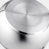 Si Gang 24CM Stainless Steel Drum-shaped Large-capacity Extra Thick Soup Pot, 24 CM