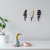 3 PCS Guitar Shape Home Decoration Hook, Guitar Shape Hook