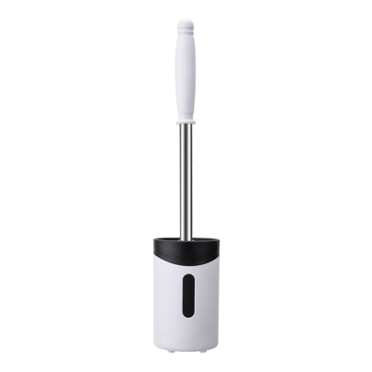 Stainless Steel Wall-mounted Home Soft Brush Toilet Brush, White, Pink, Grey