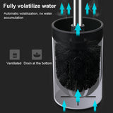 Stainless Steel Wall-mounted Home Soft Brush Toilet Brush, White, Pink, Grey