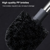 Stainless Steel Wall-mounted Home Soft Brush Toilet Brush, White, Pink, Grey