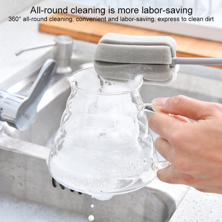 Cup Brush Insulation Cup Feeding Bottle Sponge Wiper Easy To Clean Kitchen Sponge Wiper, Long, Short
